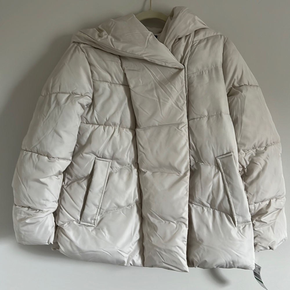 Lucky Brand Asymmetrical Puffer Coat